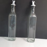 JUEGO DE BOTELLAS DE VIDRIO CON DISPENSADOR