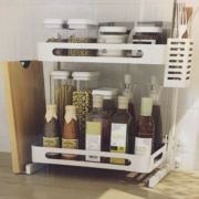 ORGANIZADOR DE ESPECIAS 2 COMPARTIMIENTOS (BLANCO)