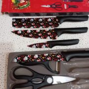 JUEGO DE CUCHILLO NAVIDEÑOS