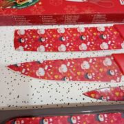 JUEGO DE CUCHILLO NAVIDEÑOS